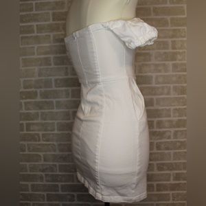 White off the shoulder dress